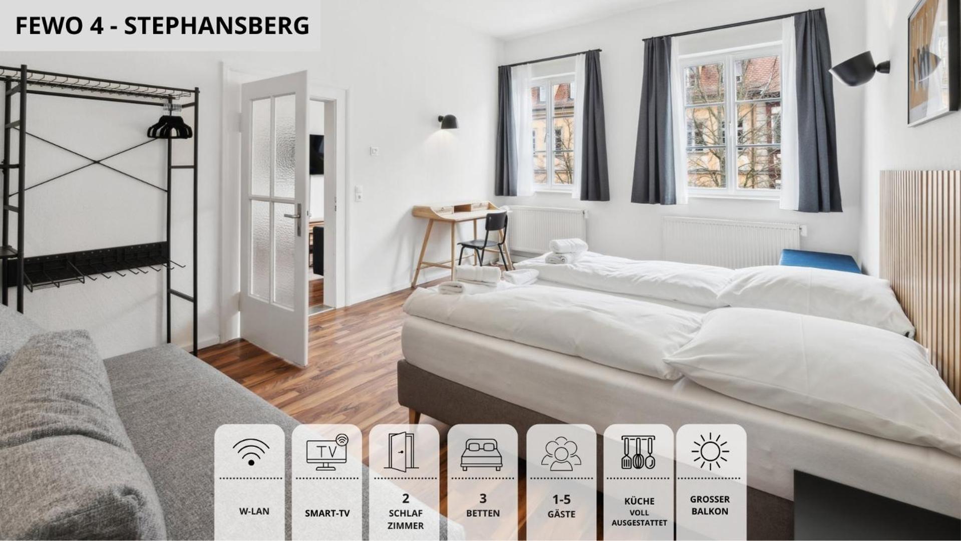 Neu Kapapart15 - 6 Schoene Fewos Mit Einbaukueche, Bad Und Balkon In Der Altstadt Auf Bambergs Insel Luaran gambar