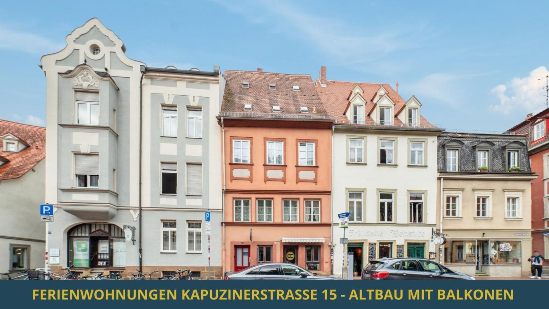 Neu Kapapart15 - 6 Schoene Fewos Mit Einbaukueche, Bad Und Balkon In Der Altstadt Auf Bambergs Insel Luaran gambar